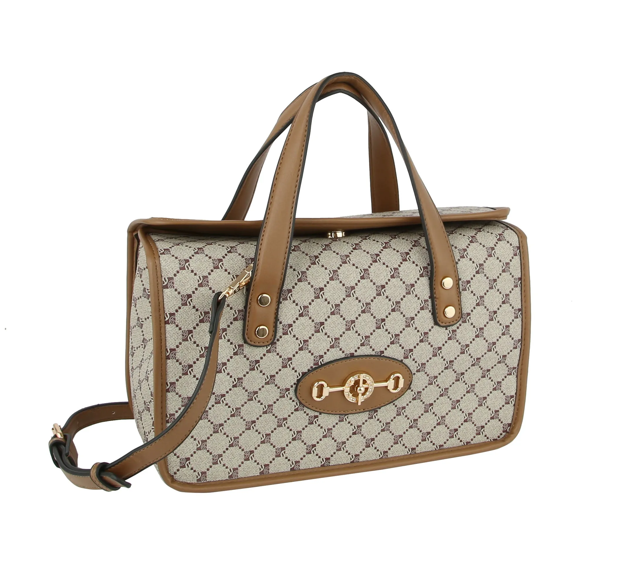 2 IN 1 SIGNATURE FASHION SATCHEL