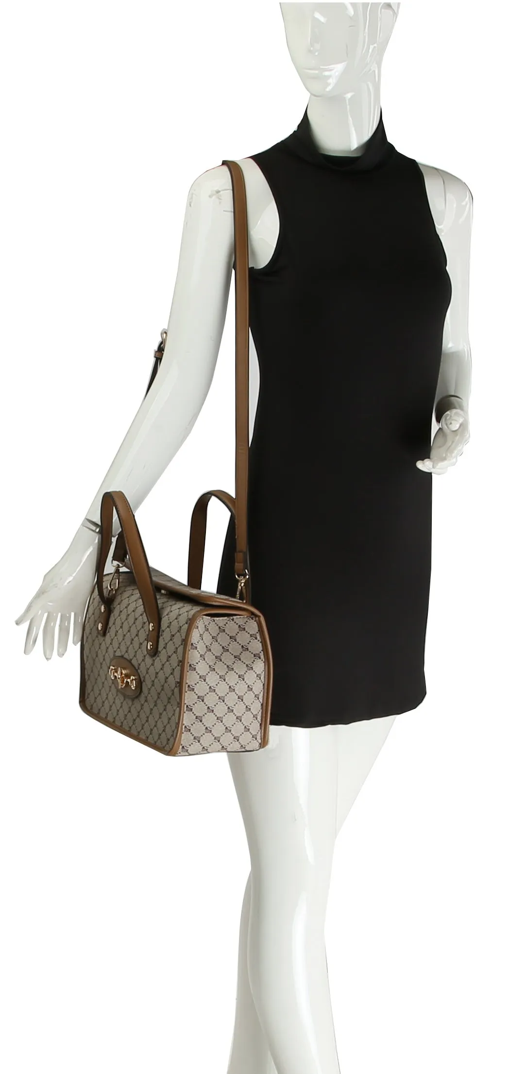 2 IN 1 SIGNATURE FASHION SATCHEL