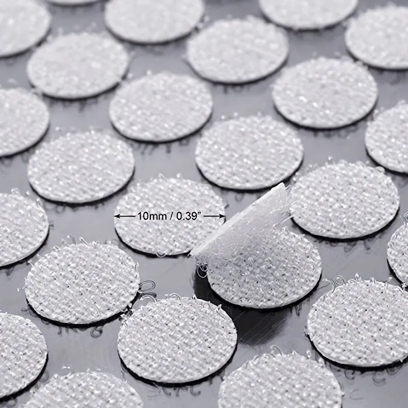 200Pcs 100Pair Dot Sticker Strong Adhesive Hook Loop Tape