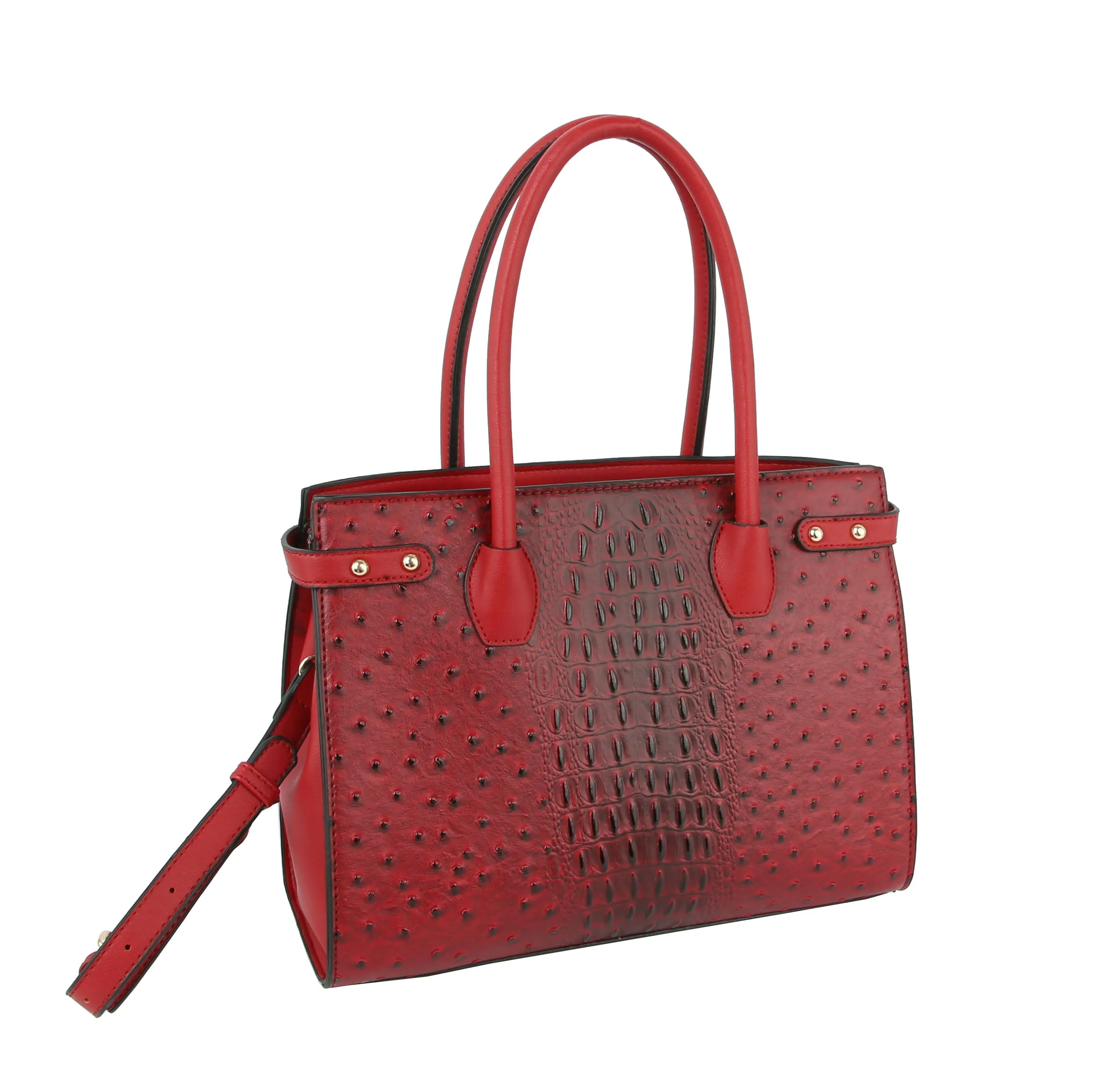 4 in 1 Women Handbags Fashion Croc Satchel Bag