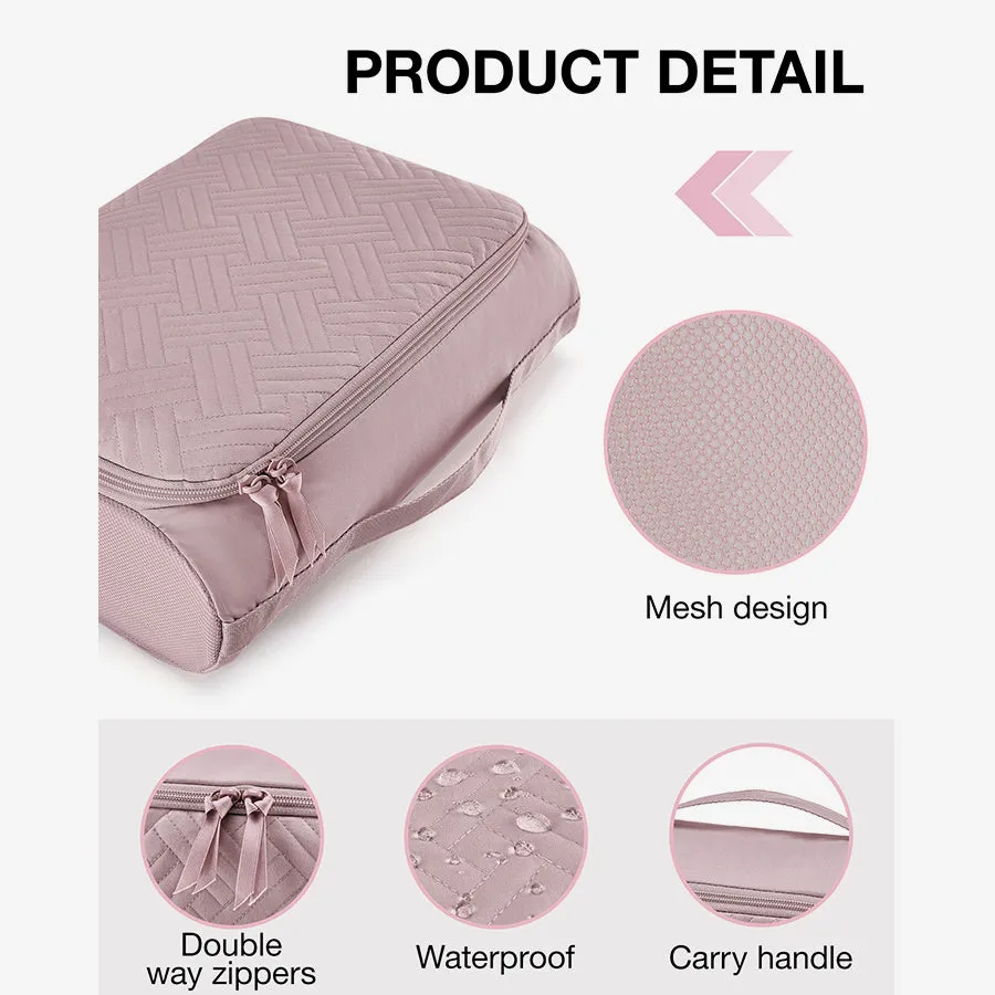 6 PCS Packing Cubes for Suitcases Organizer