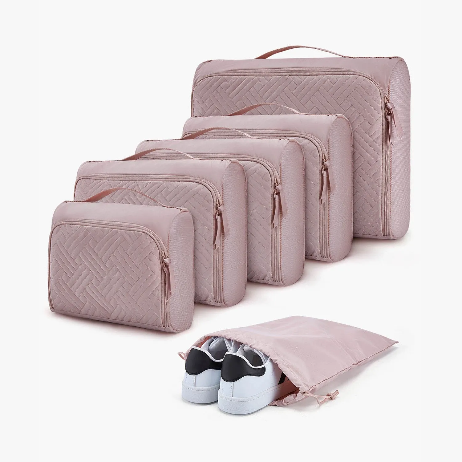 6 PCS Packing Cubes for Suitcases Organizer