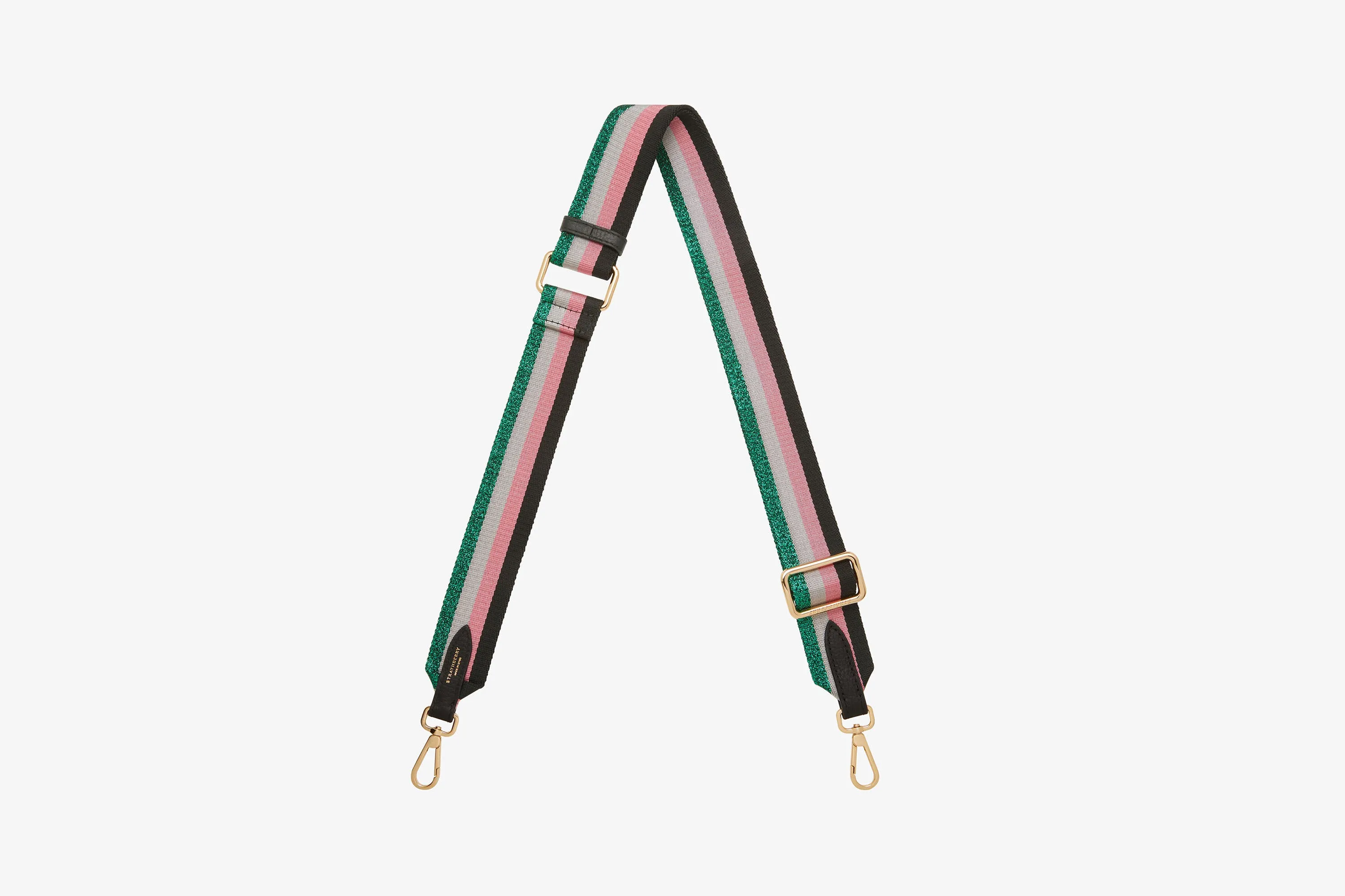 Adjustable Webbing Strap - Green Stripe