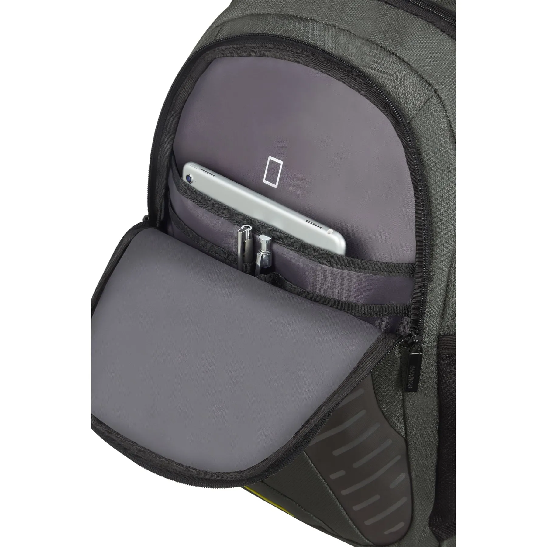 American Tourister AT Work 15.6" Laptop Backpack - Reflect Shadow Grey