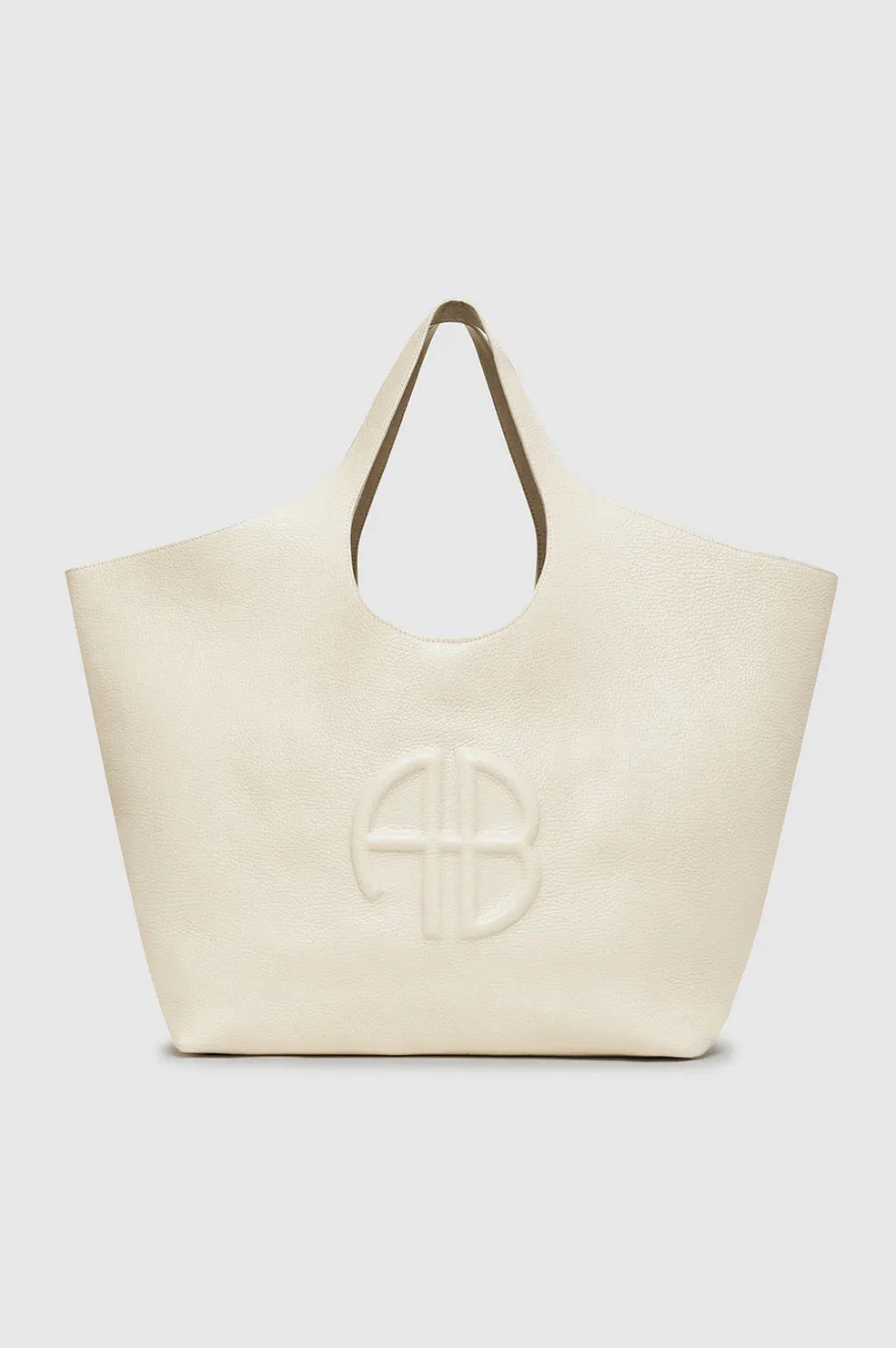 Anine Bing - Lili Tote in Sand Pebbled