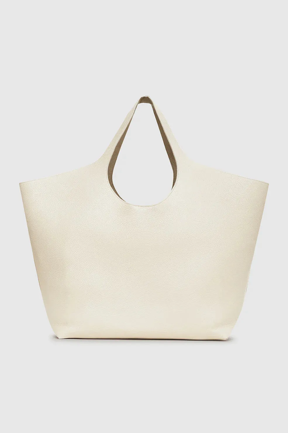 Anine Bing - Lili Tote in Sand Pebbled