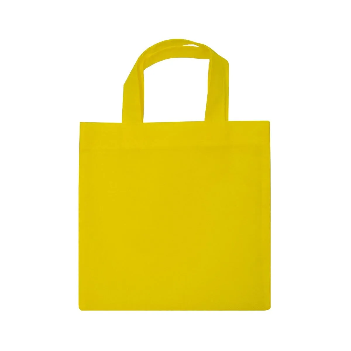 Assorted Color Square Fabric Bags with Handles