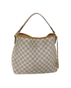 Authentic Damier Azur Shoulder Bag - French-made Designer Accessory