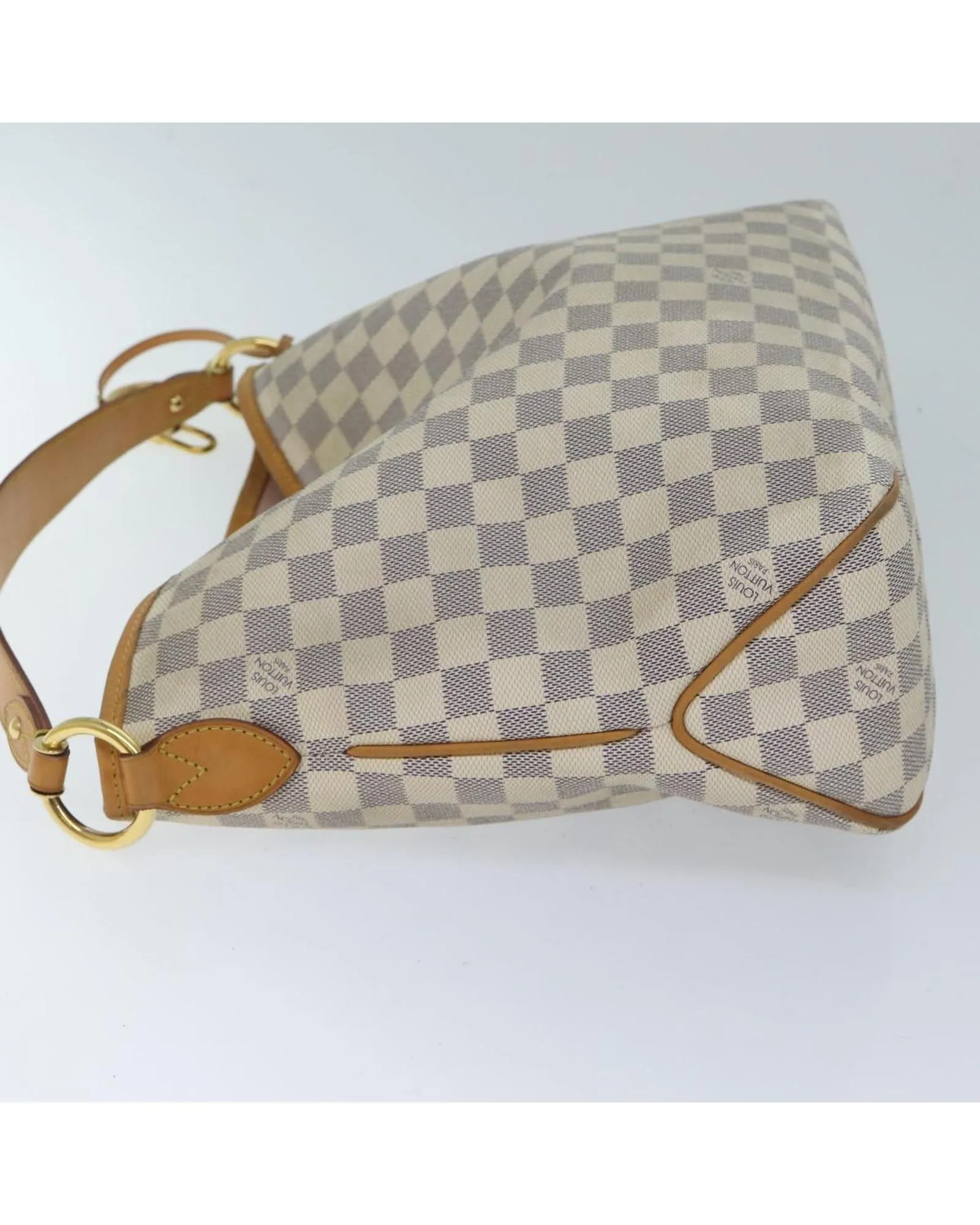 Authentic Damier Azur Shoulder Bag - French-made Designer Accessory