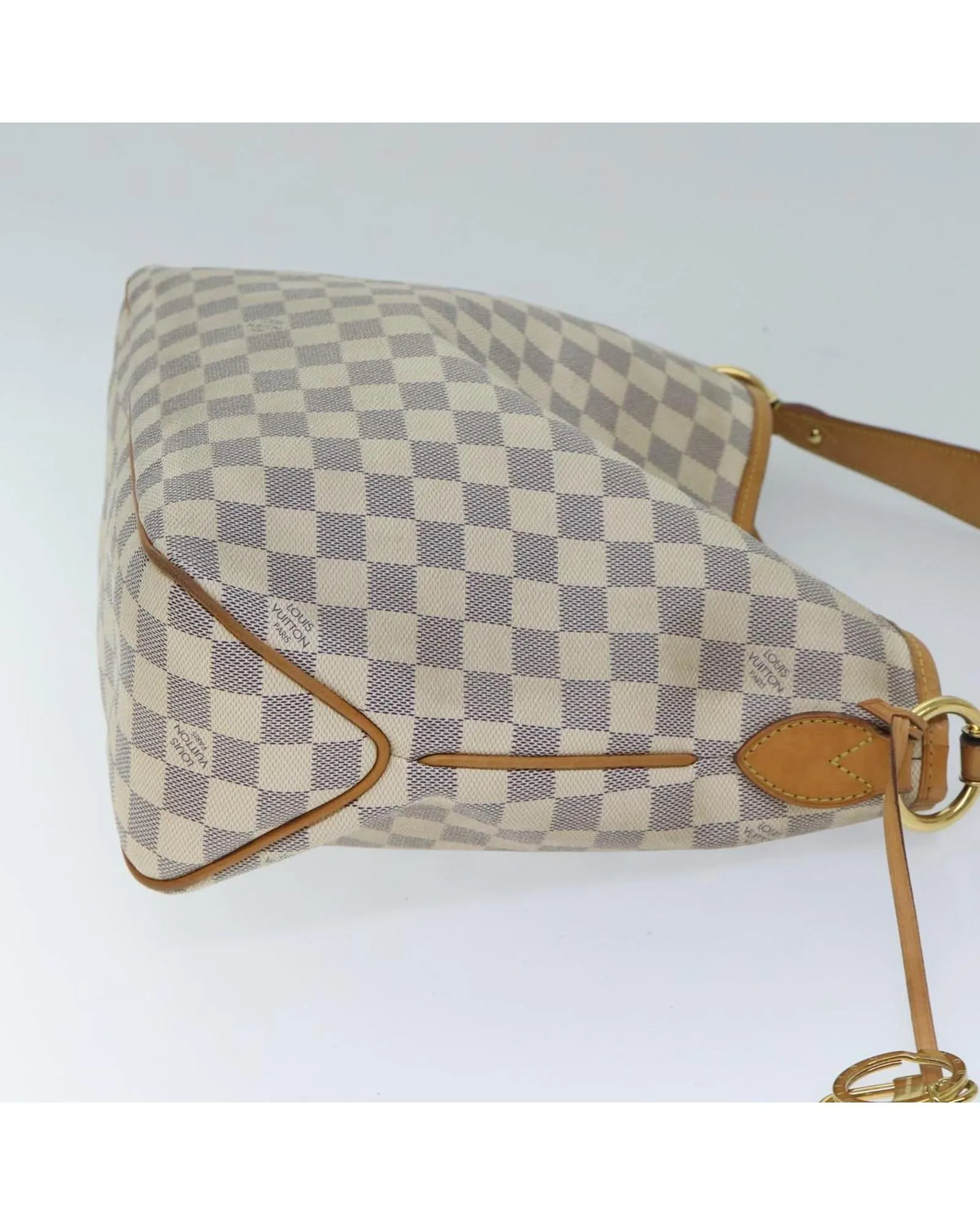 Authentic Damier Azur Shoulder Bag - French-made Designer Accessory