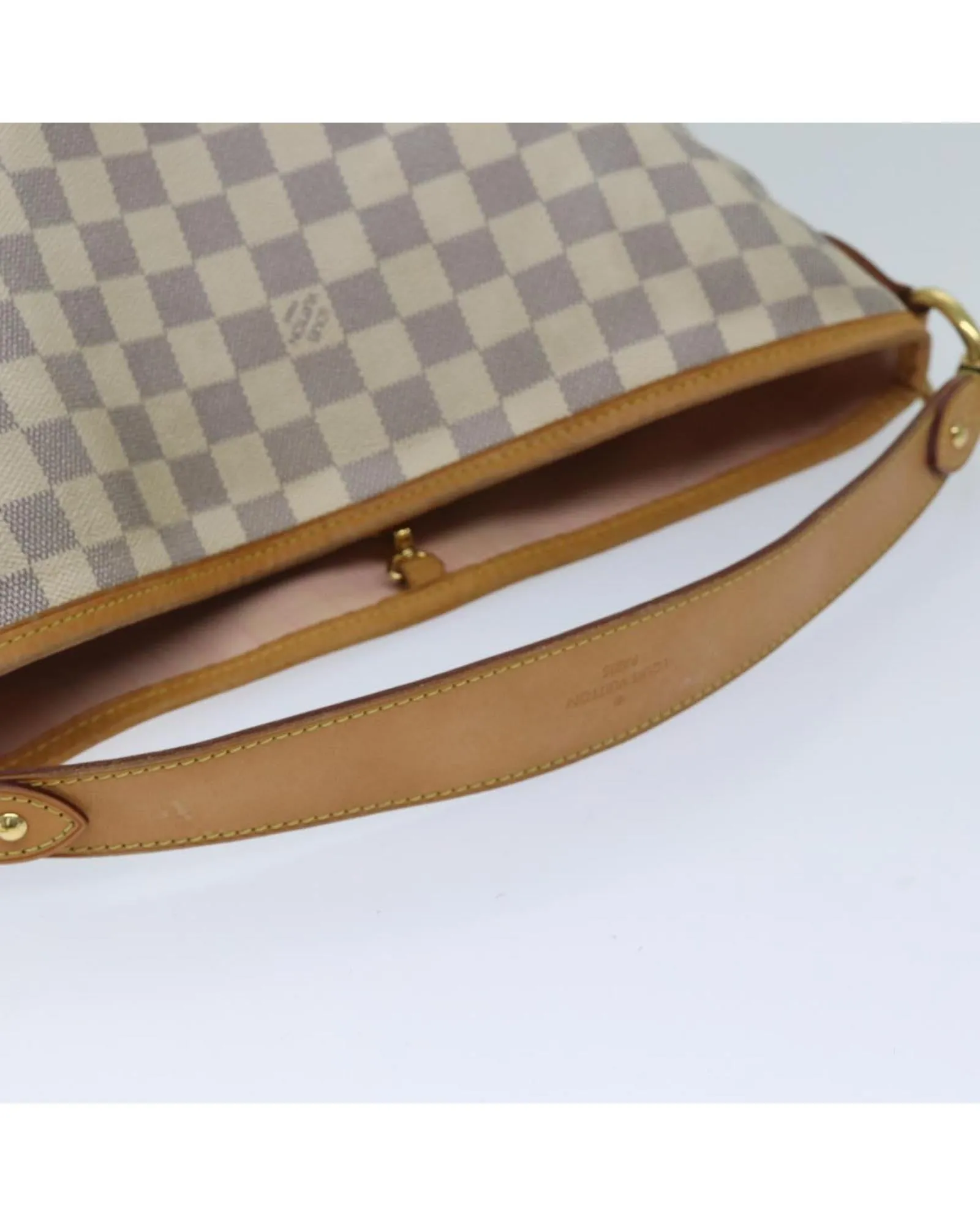 Authentic Damier Azur Shoulder Bag - French-made Designer Accessory