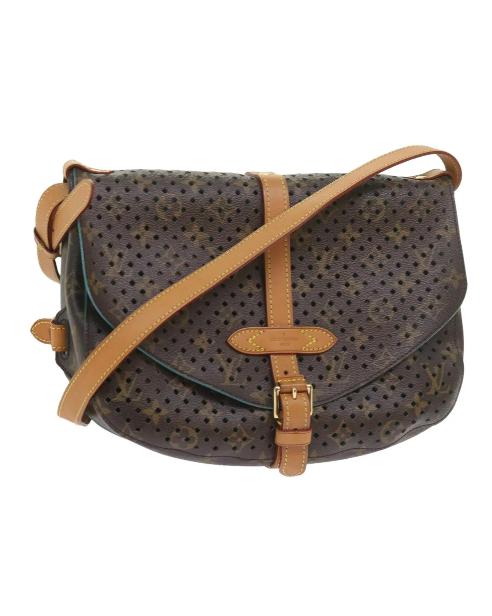 Authentic Monogram Canvas Shoulder Bag with Dust Bag