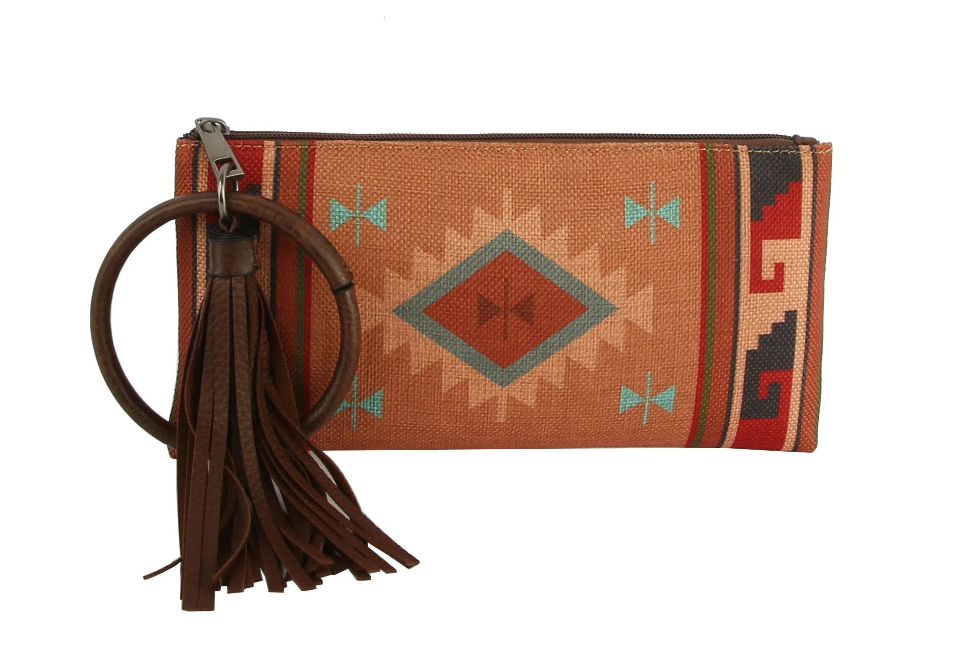 Aztec Clutch Wristlet Women Wallet Evening Bag