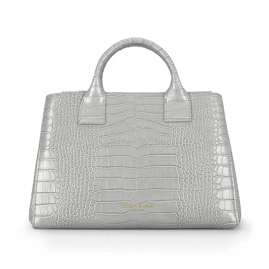 Bella Croco 15" - Light Grey