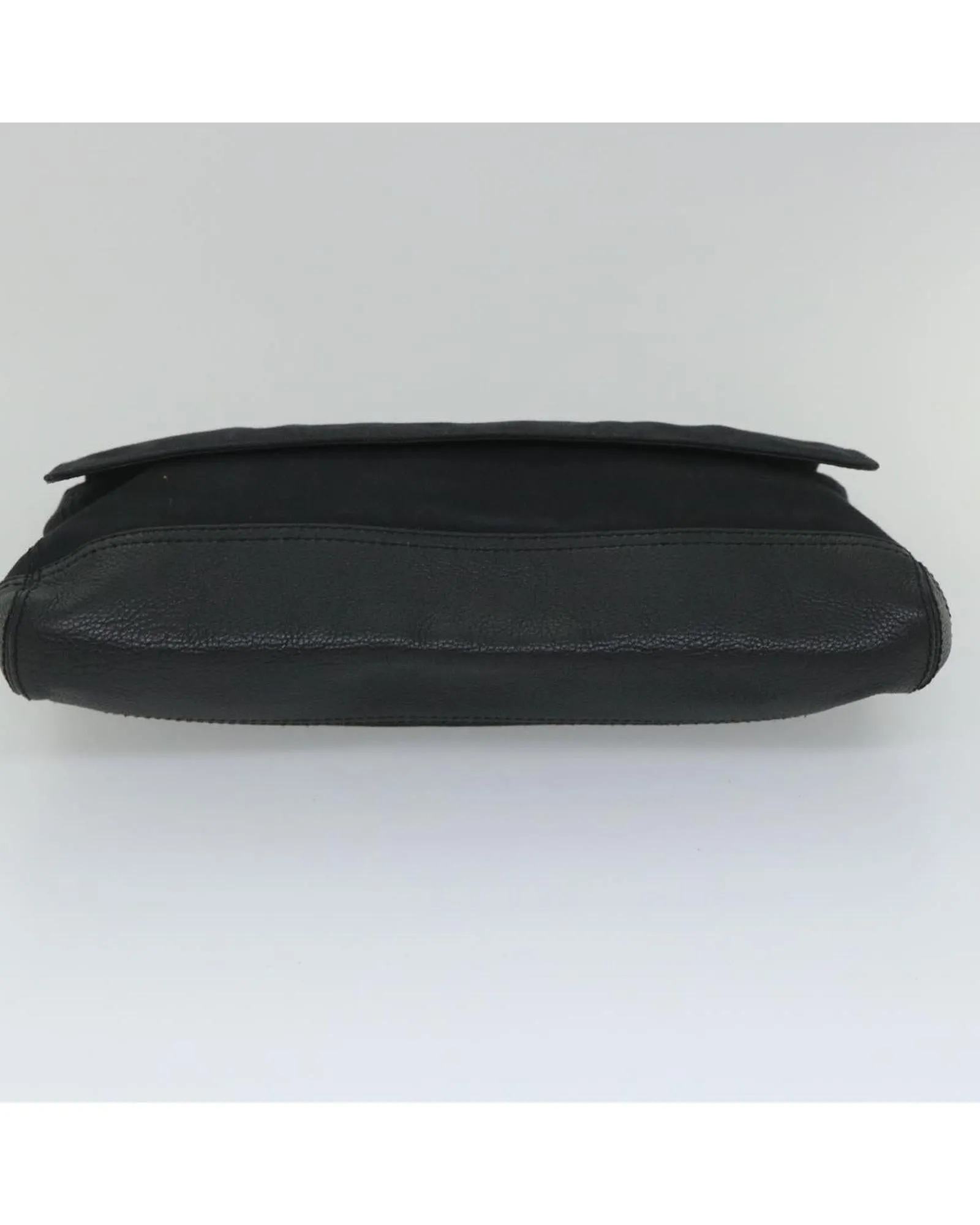 Black Canvas Clutch Bag