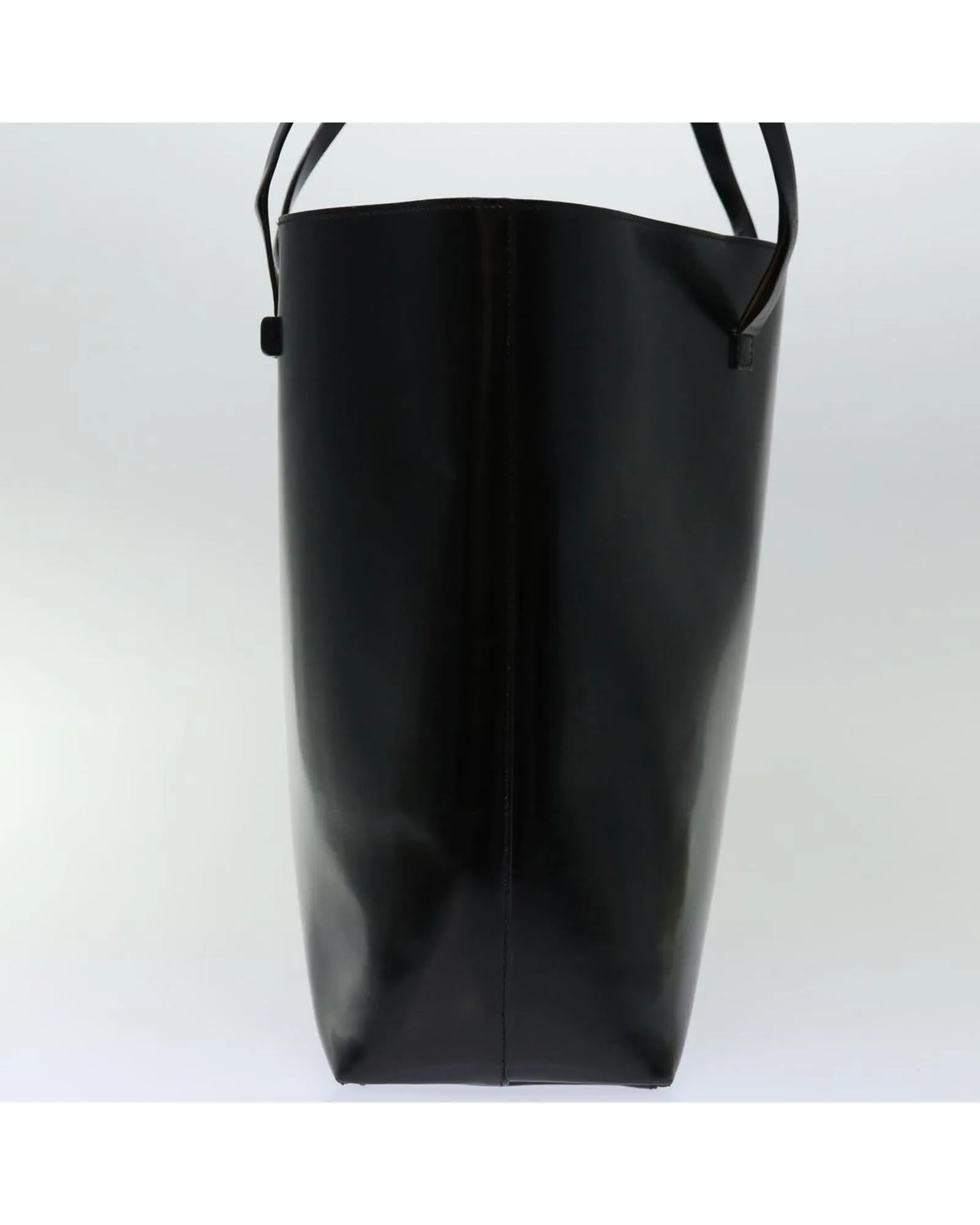 Black Patent Leather Tote Bag by Gucci