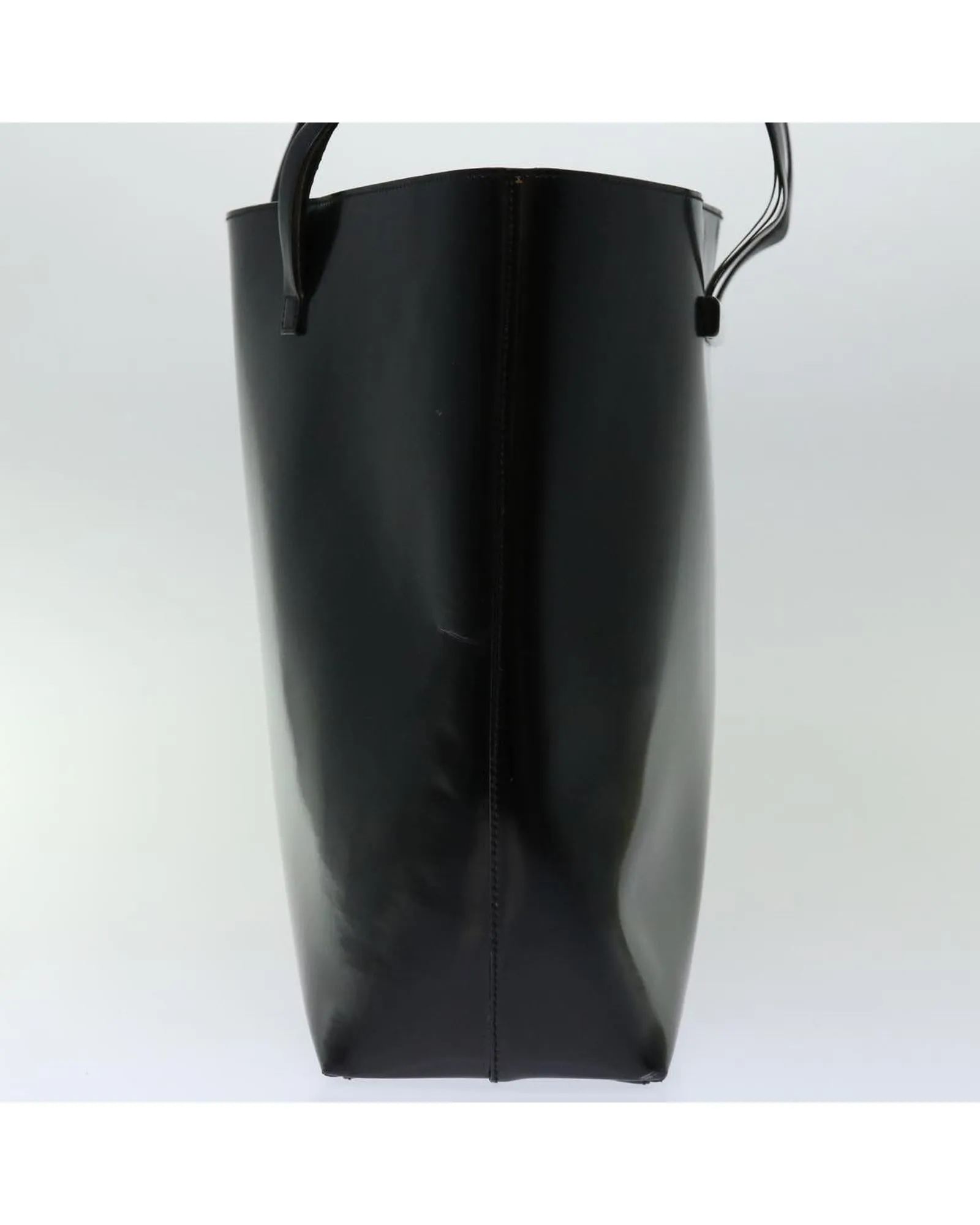 Black Patent Leather Tote Bag by Gucci