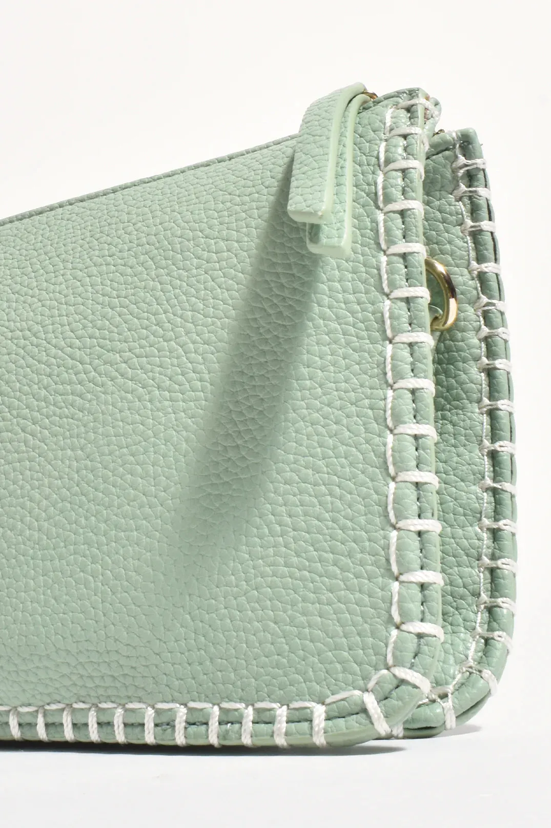 Bobbi Blanket Stitch Clutch