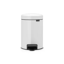 Brabantia NewIcon Pedal Bin White 3L