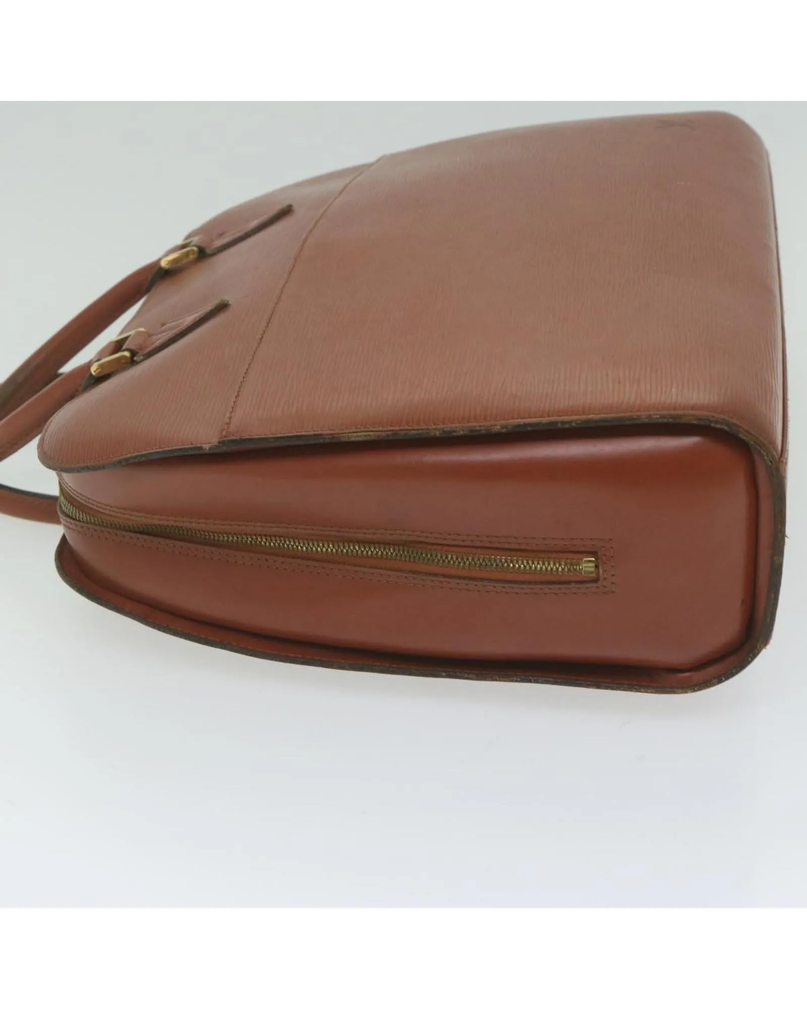 Brown Epi Leather Hand Bag with Accessories - C Rank