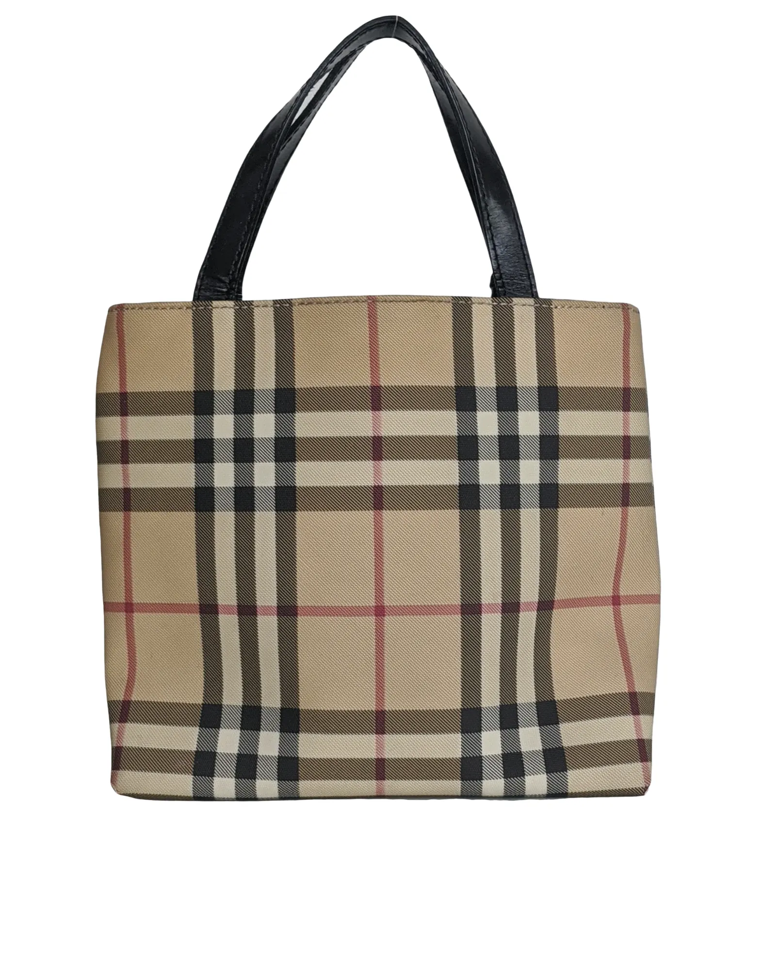 Burberry Beige Nova Check Mini Tote