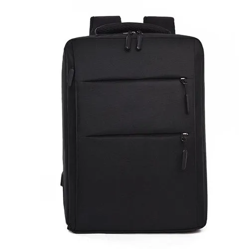 Business Man Backpack Waterproof Oxford Cloth Bag Multifunctional USB