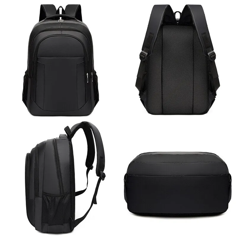 Business Style Men's Backpack For 15.6 Inches Laptop Portable Backpack