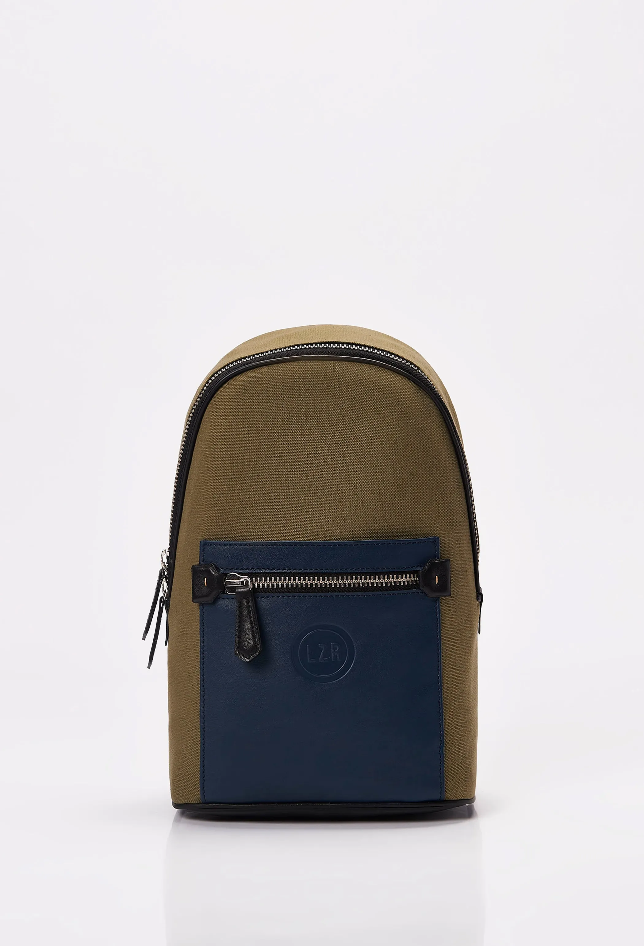 Canvas & Leather Sling Bag