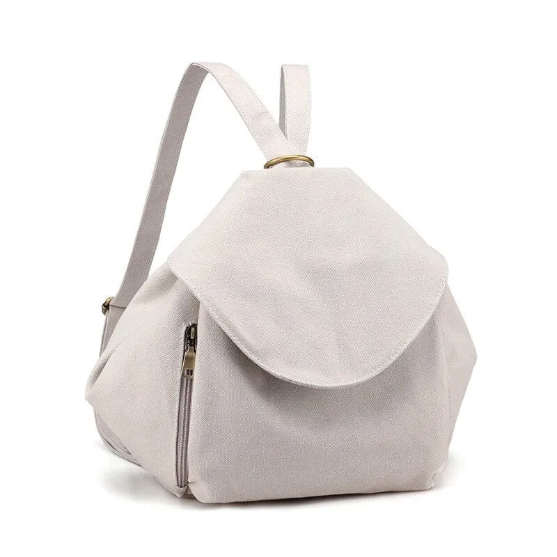 Canvas Casual Backpack for Women