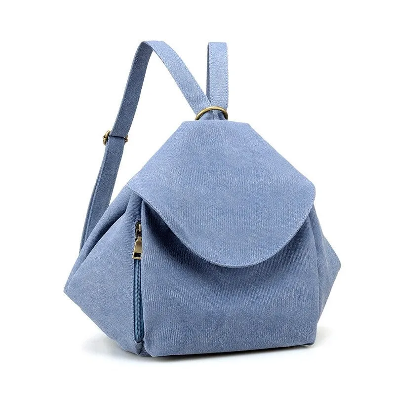 Canvas Casual Backpack for Women