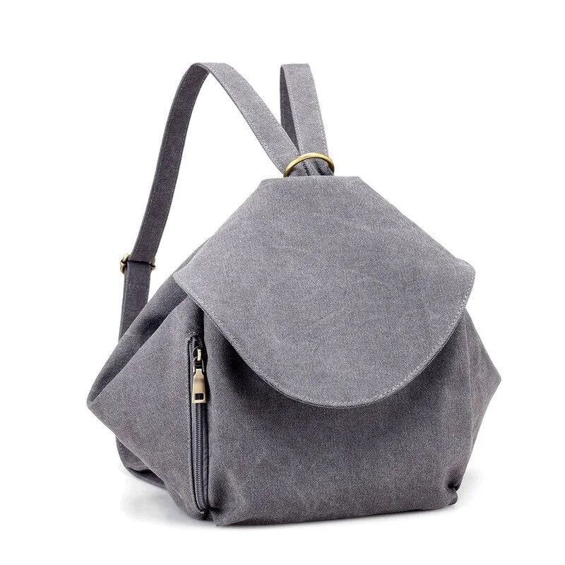 Canvas Casual Backpack for Women