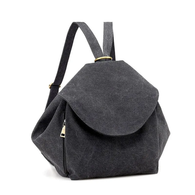 Canvas Casual Backpack for Women