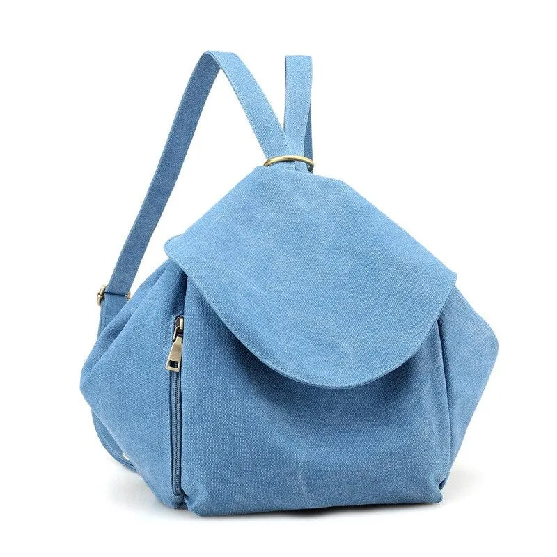 Canvas Casual Backpack for Women