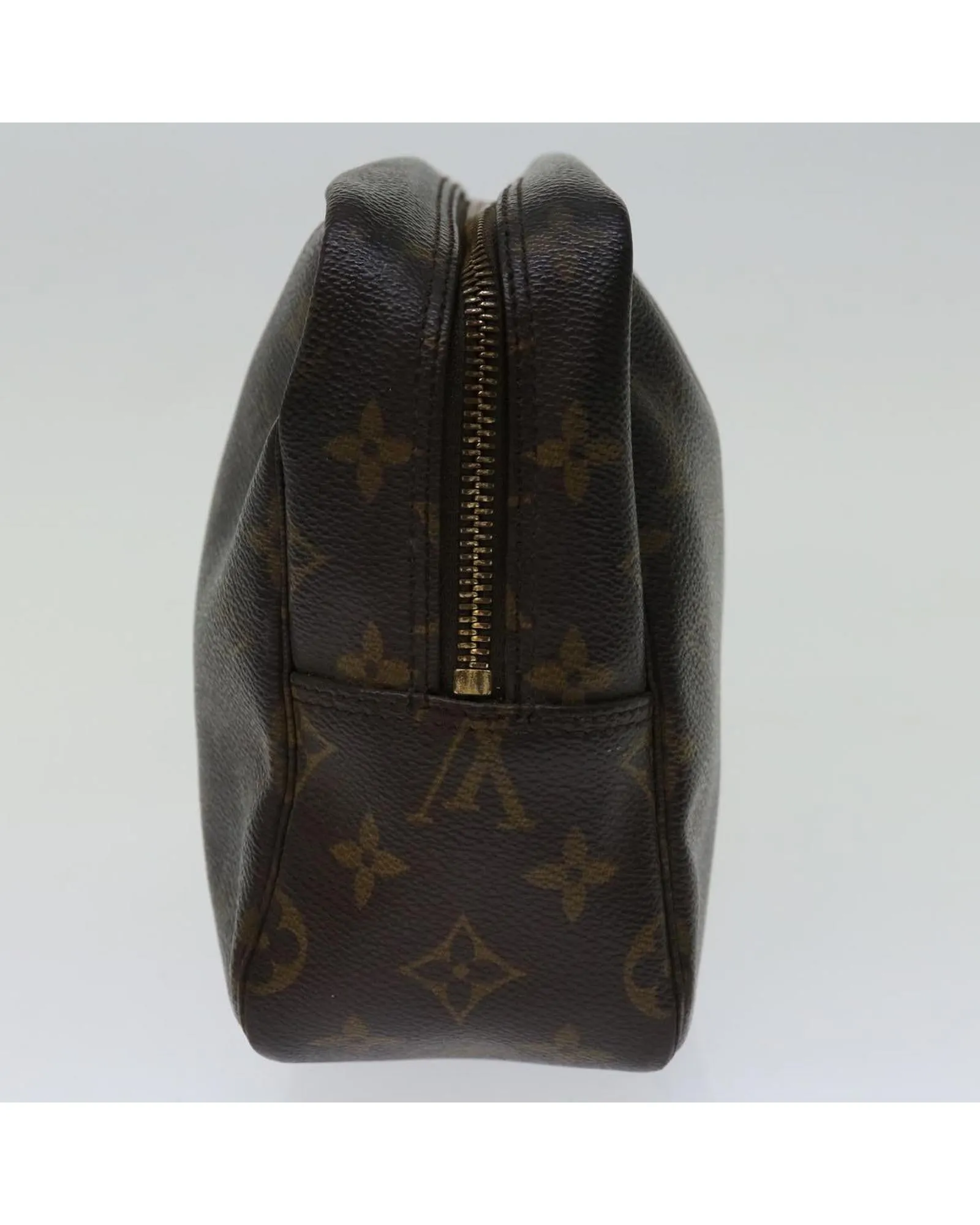 Canvas Clutch Bag with Accessories - Monogram Pattern - French Made