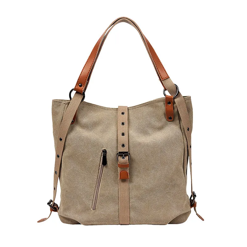 Casual Women's Convertible Canvas Bag