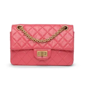 Chanel Pink Aged Calfskin Reissue Mini Flap Bag