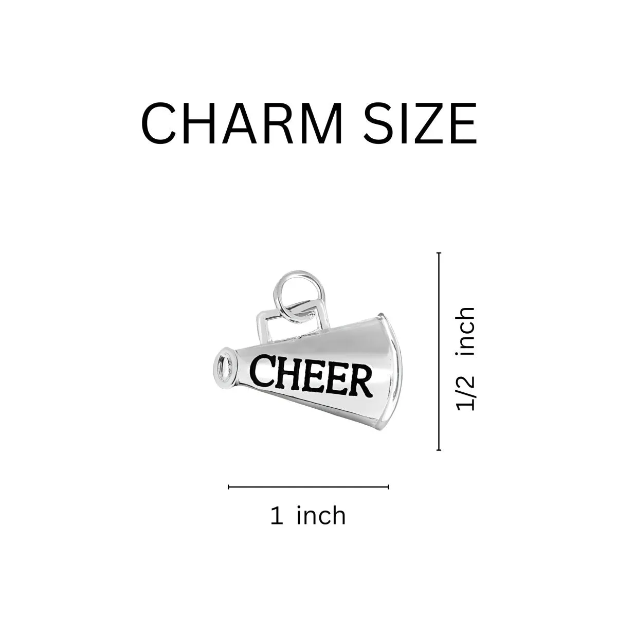 Cheerleading Megaphone Hanging Charms