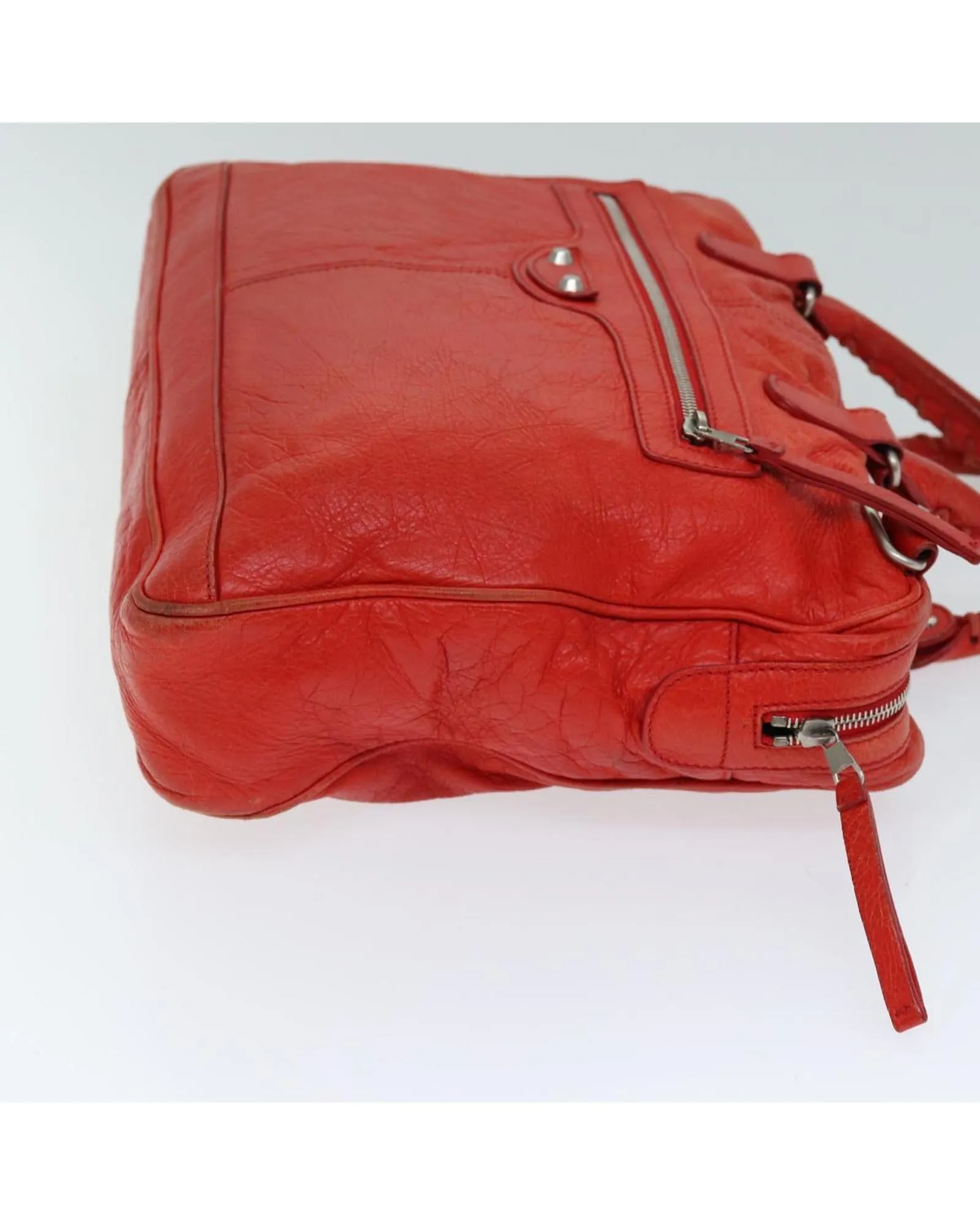 Classic Leather Hand Bag with Handles