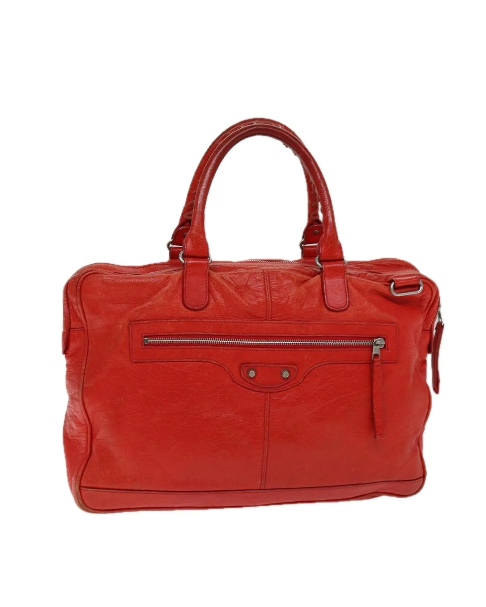 Classic Leather Hand Bag with Handles