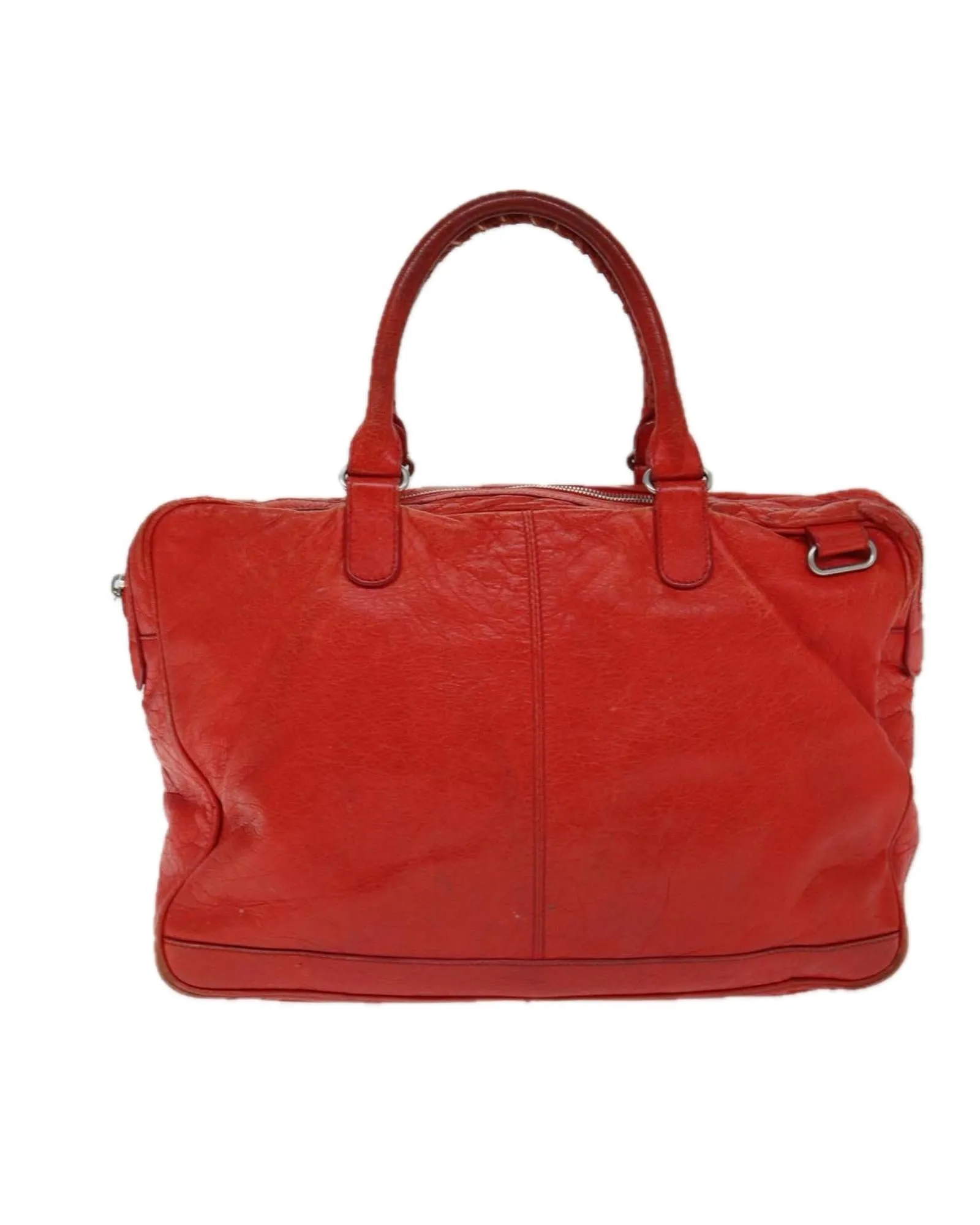 Classic Leather Hand Bag with Handles