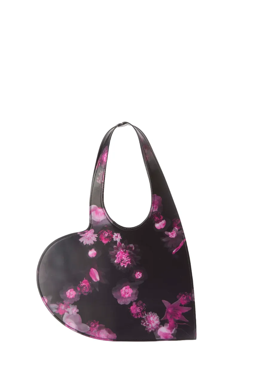 Coperni Holographic Mini Heart Tote Bag