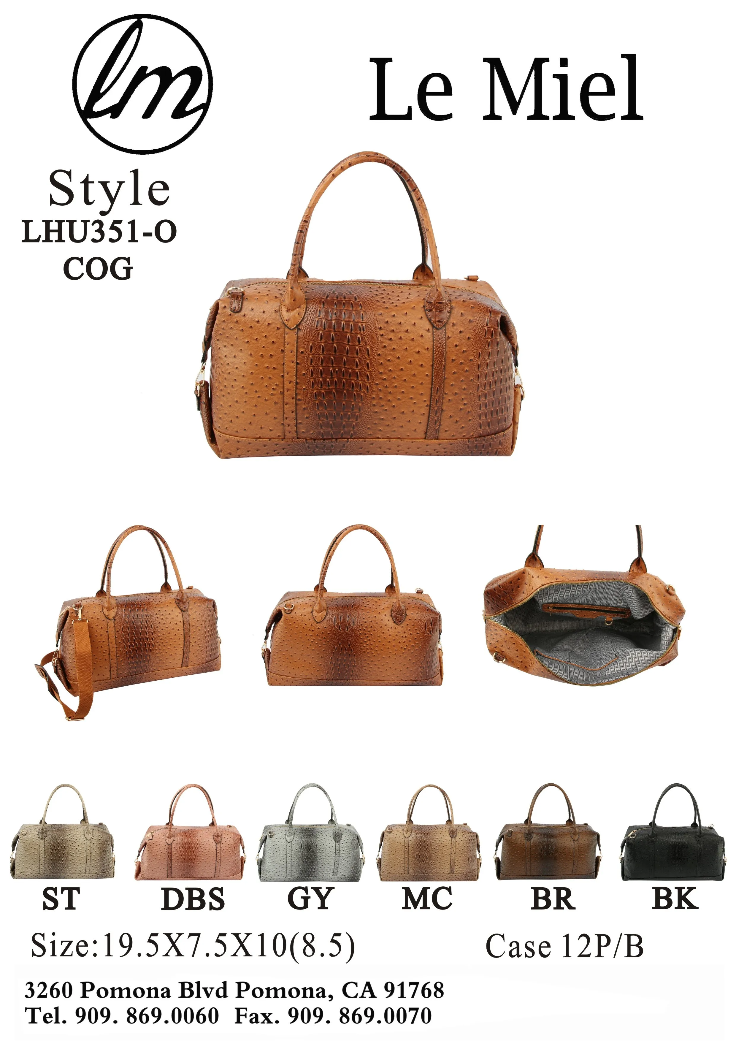 Croc Large Size Travel Duffel Bag