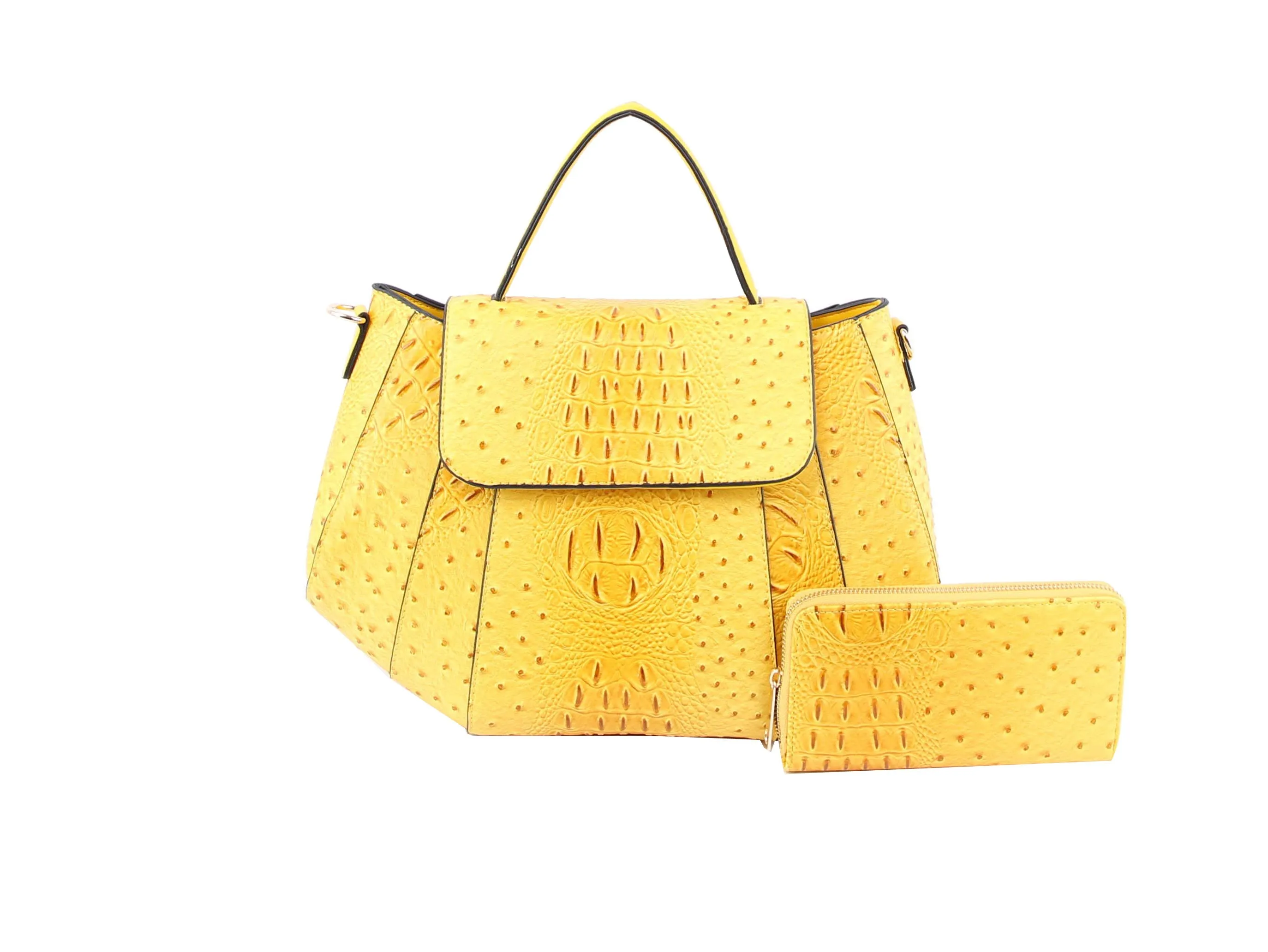 Croc Luxury Satchel Shoulder Handbag