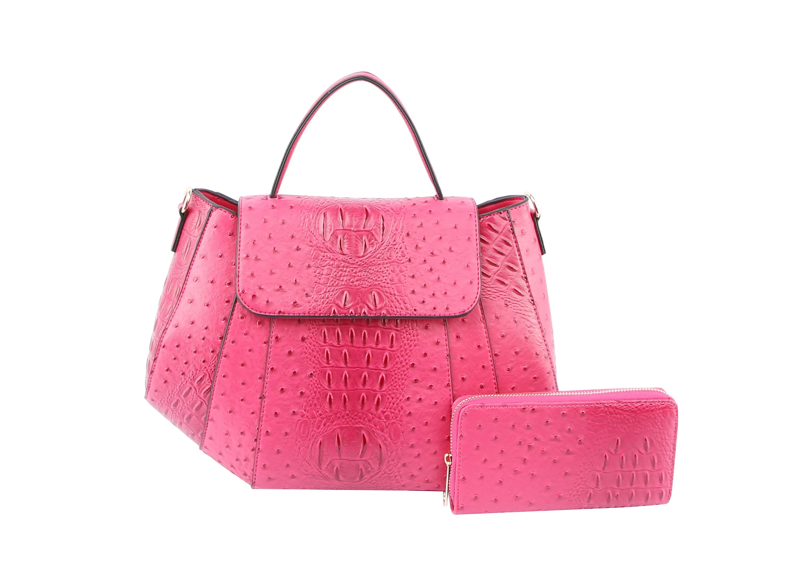 Croc Luxury Satchel Shoulder Handbag