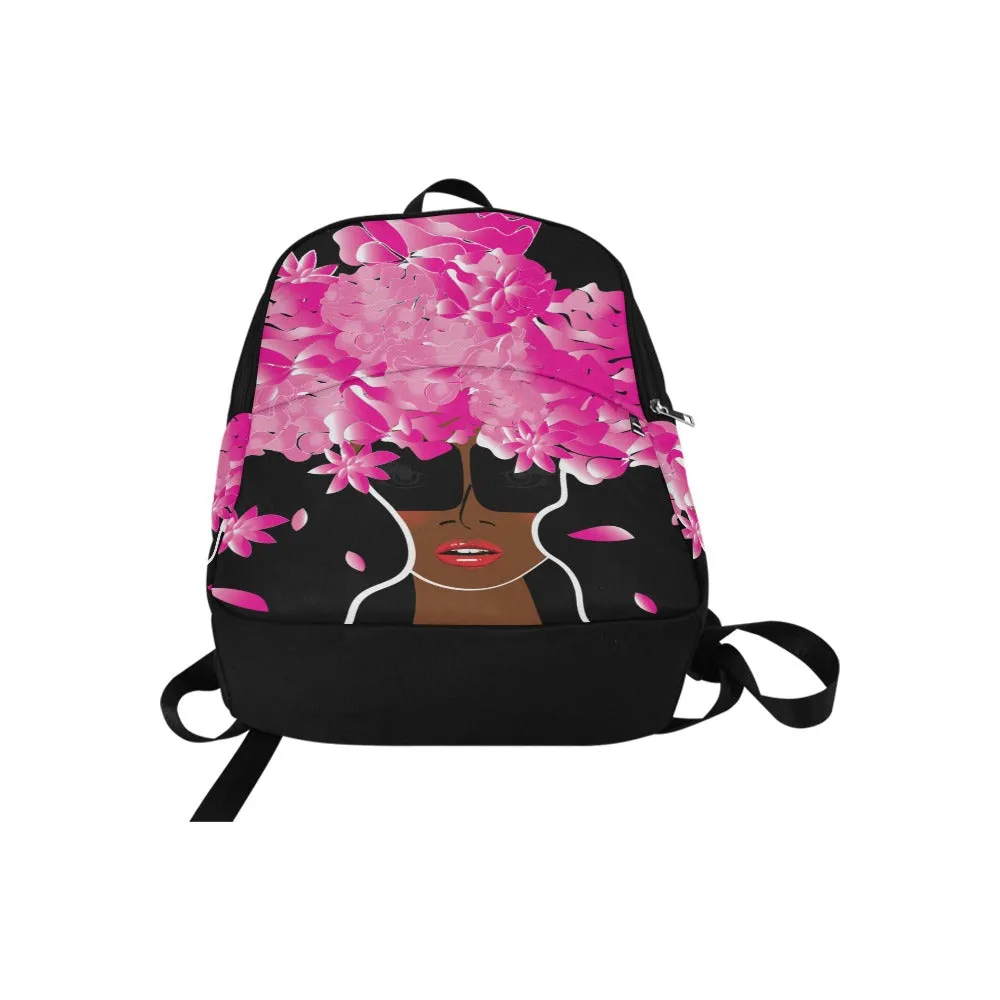 Custom Order - AMMA JO Backpack - Cocoa Peony