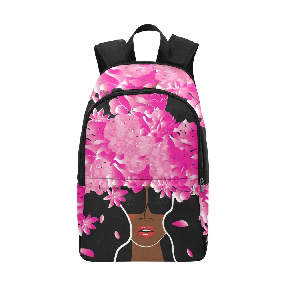 Custom Order - AMMA JO Backpack - Cocoa Peony