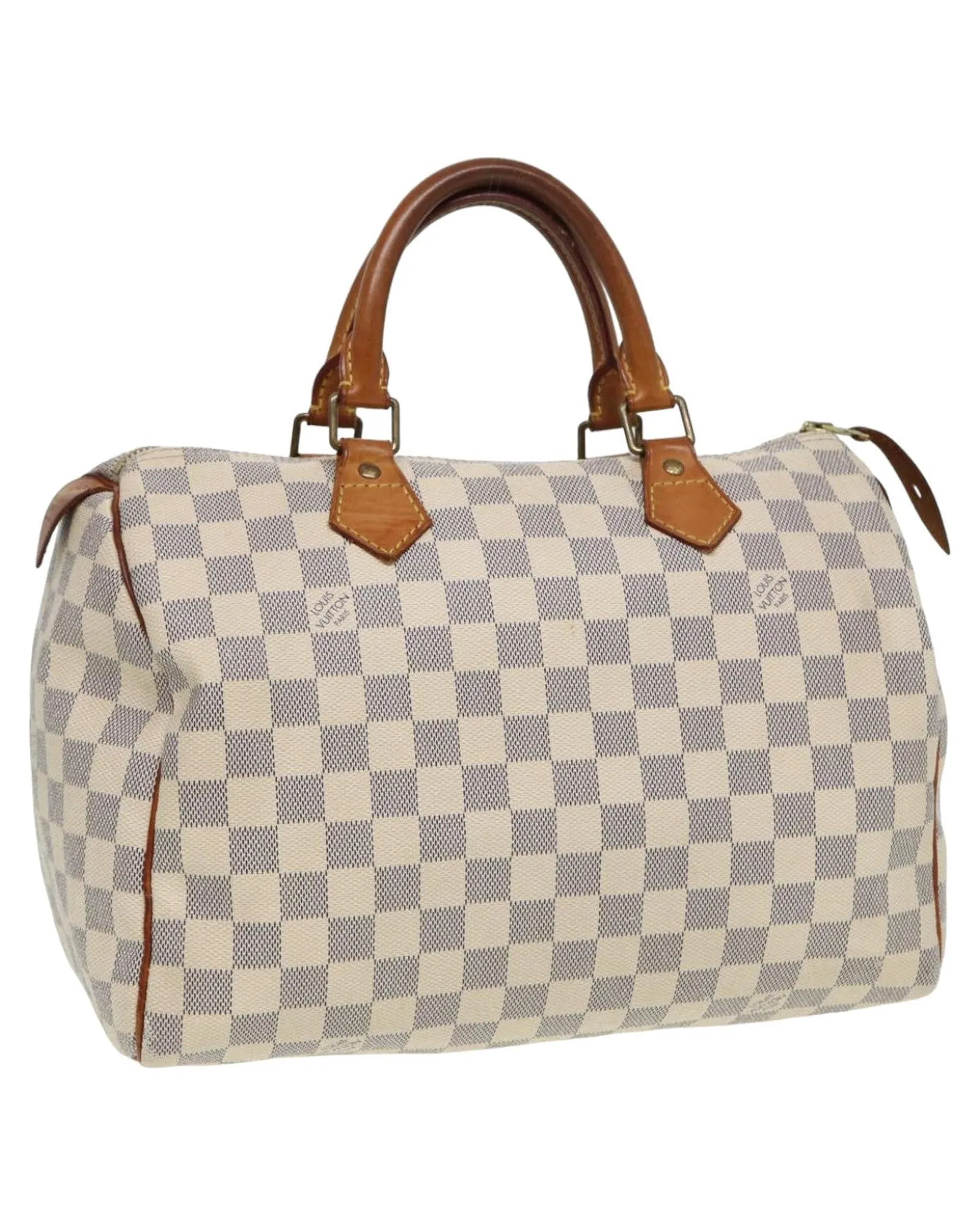 Damier Azur Canvas Hand Bag - Pre-Owned