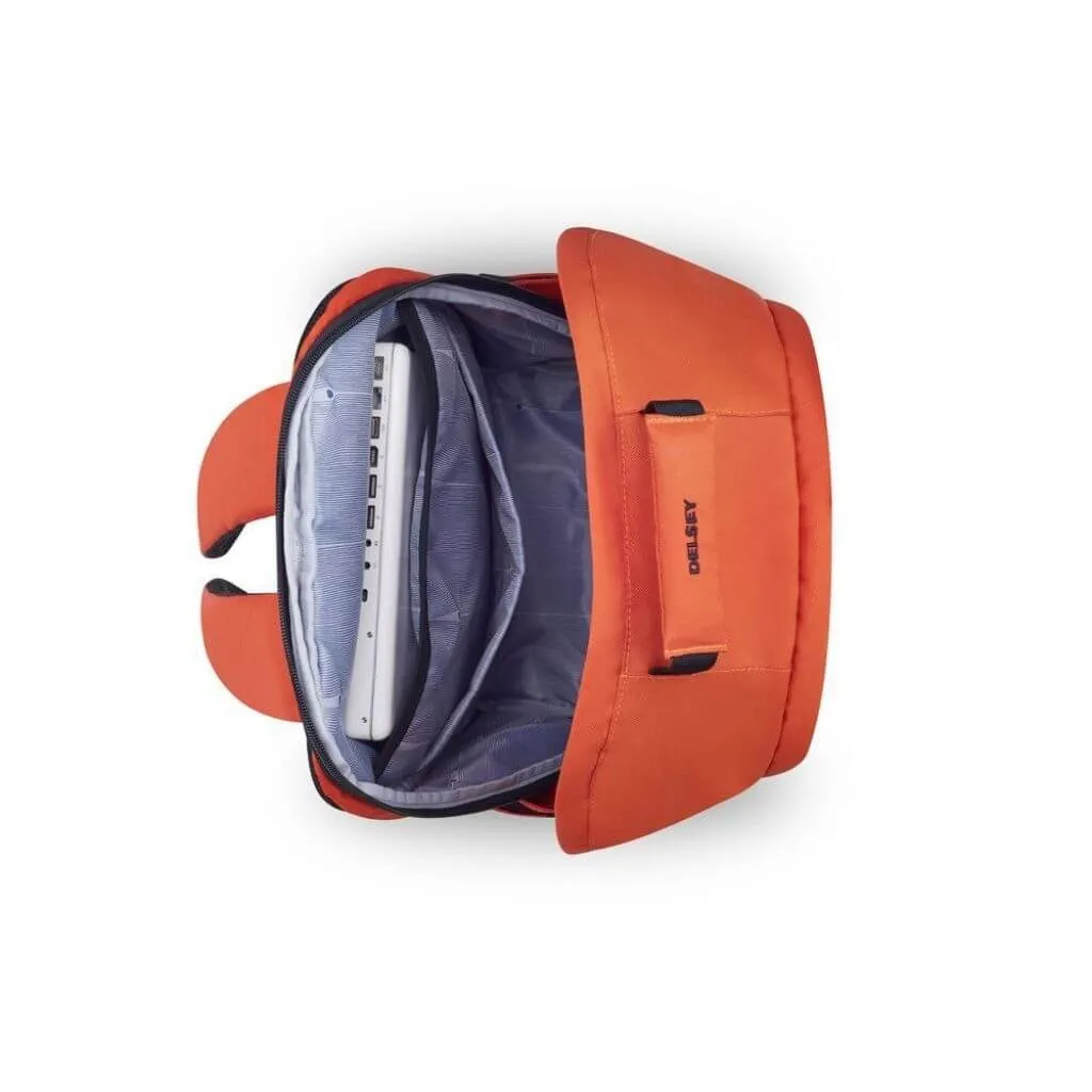 Delsey Securban 15.6” Laptop Backpack - Orange