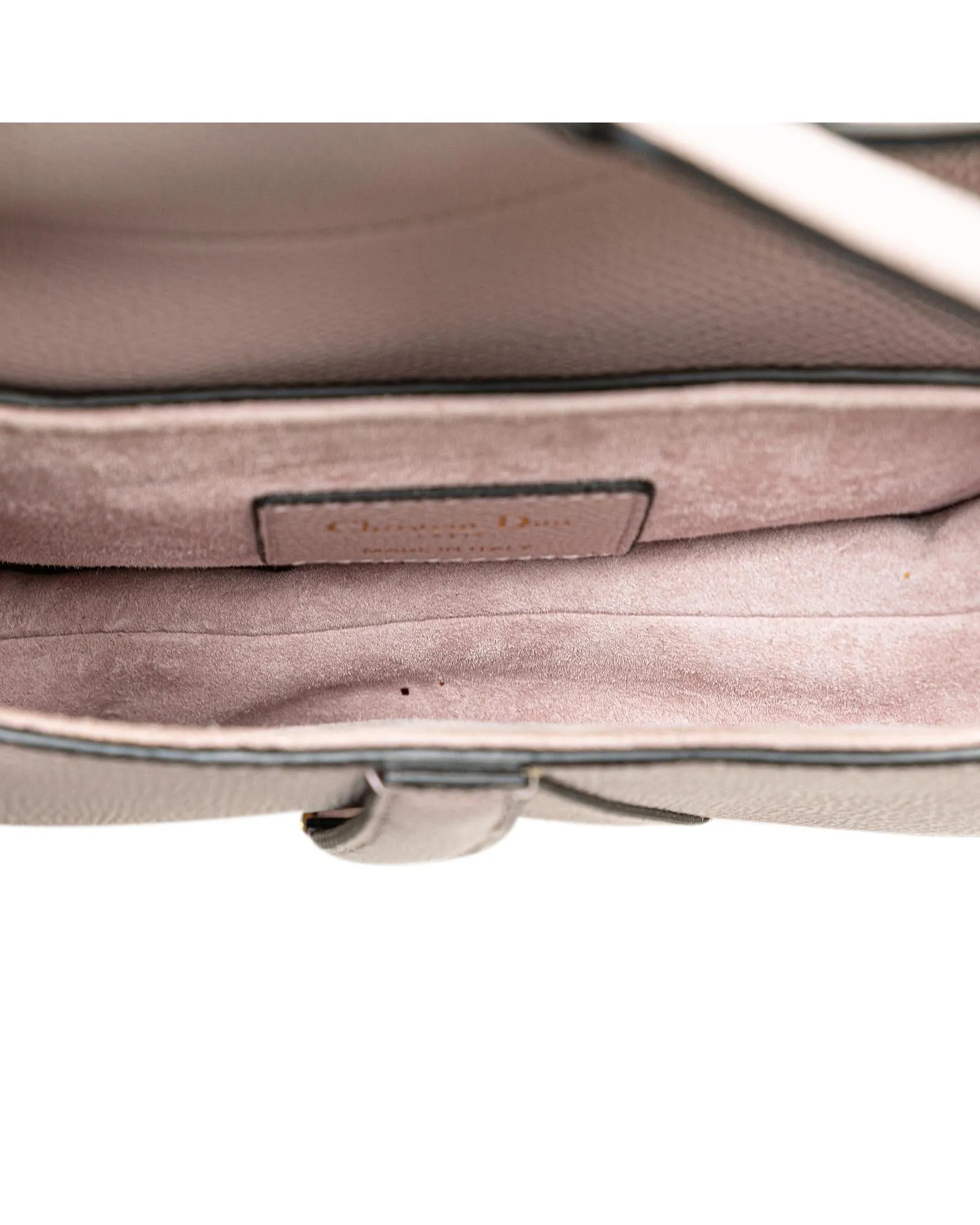 Dior Saddle Bag in Pale Pink