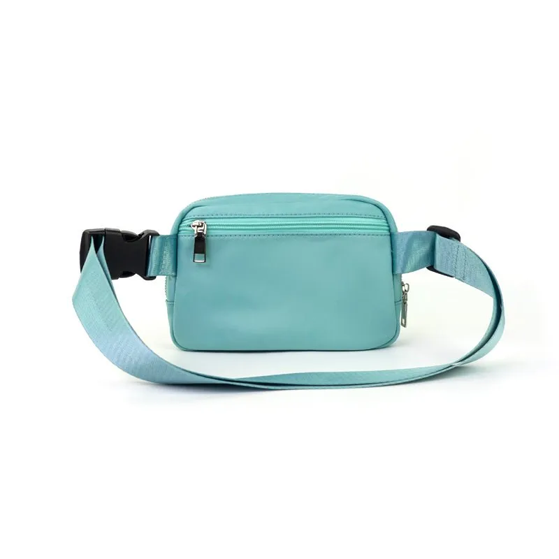 Dixie Nylon Belt/Crossbody Bag - Turquoise